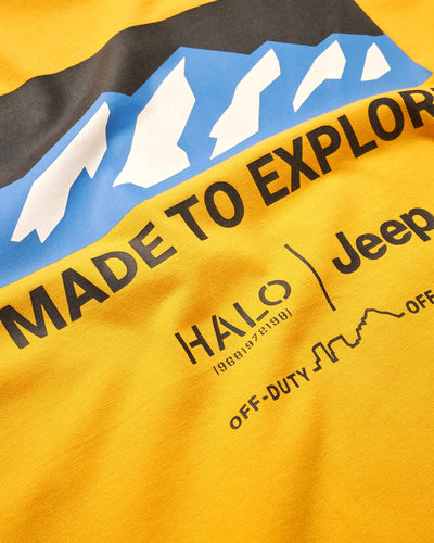 Halo Jeep T-Shirt - Golden Glow