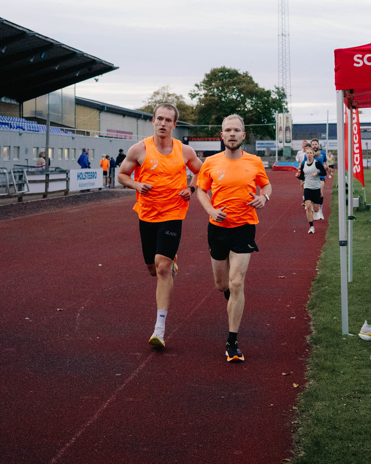 Stopwatch Short Sleeve Men - Vizi Orange