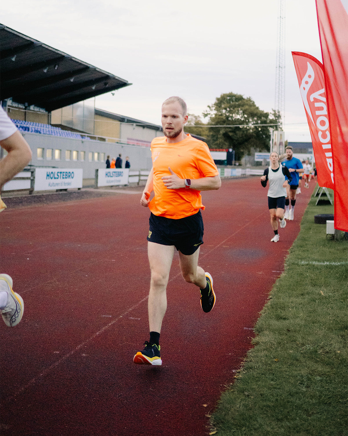 Stopwatch Short Sleeve Men - Vizi Orange