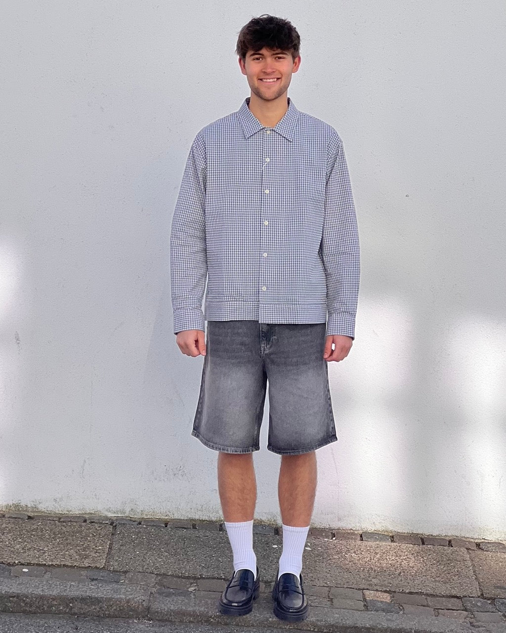 Rami Grey Shorts - Washed Grey