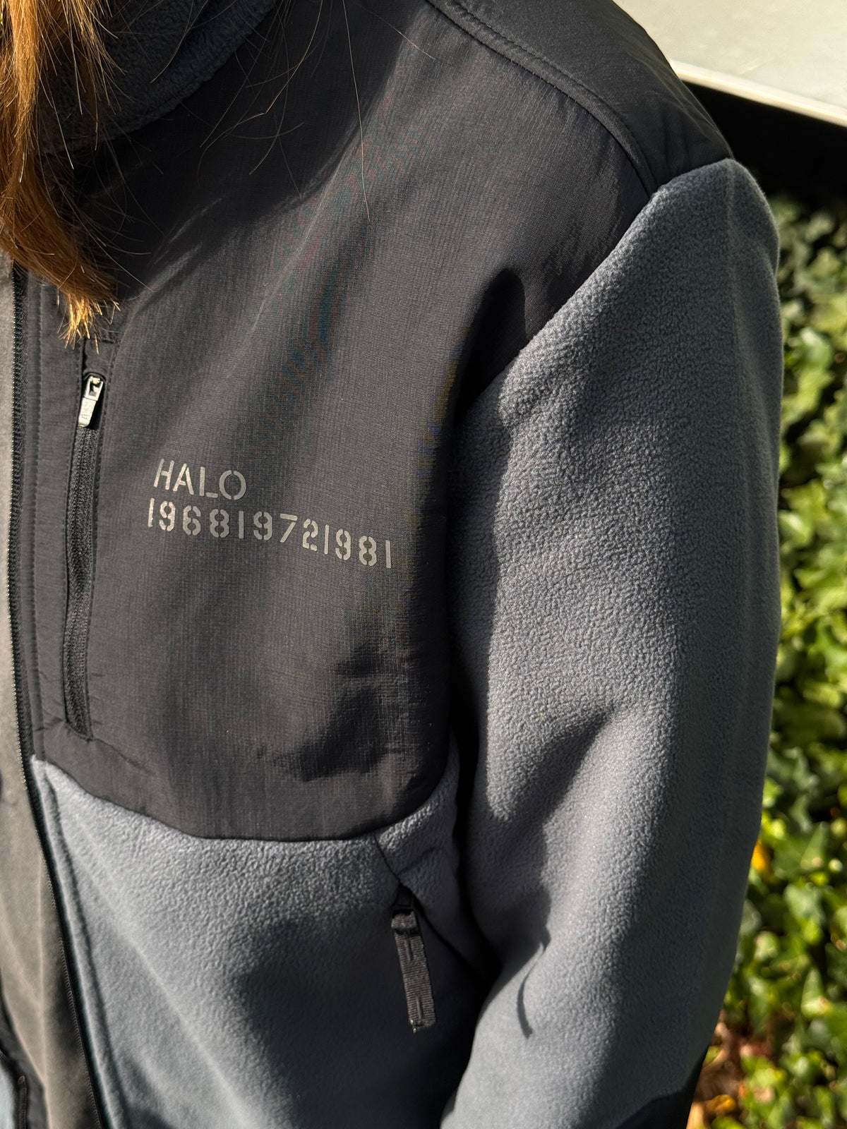 Halo Blocked Zip Fleece