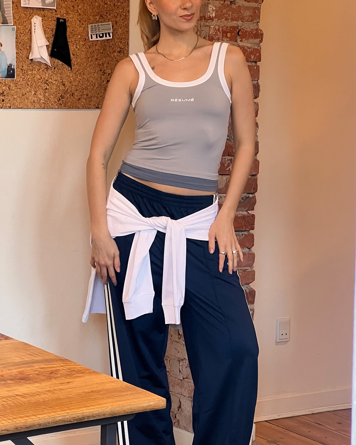 AlexRS Top - Multi Grey
