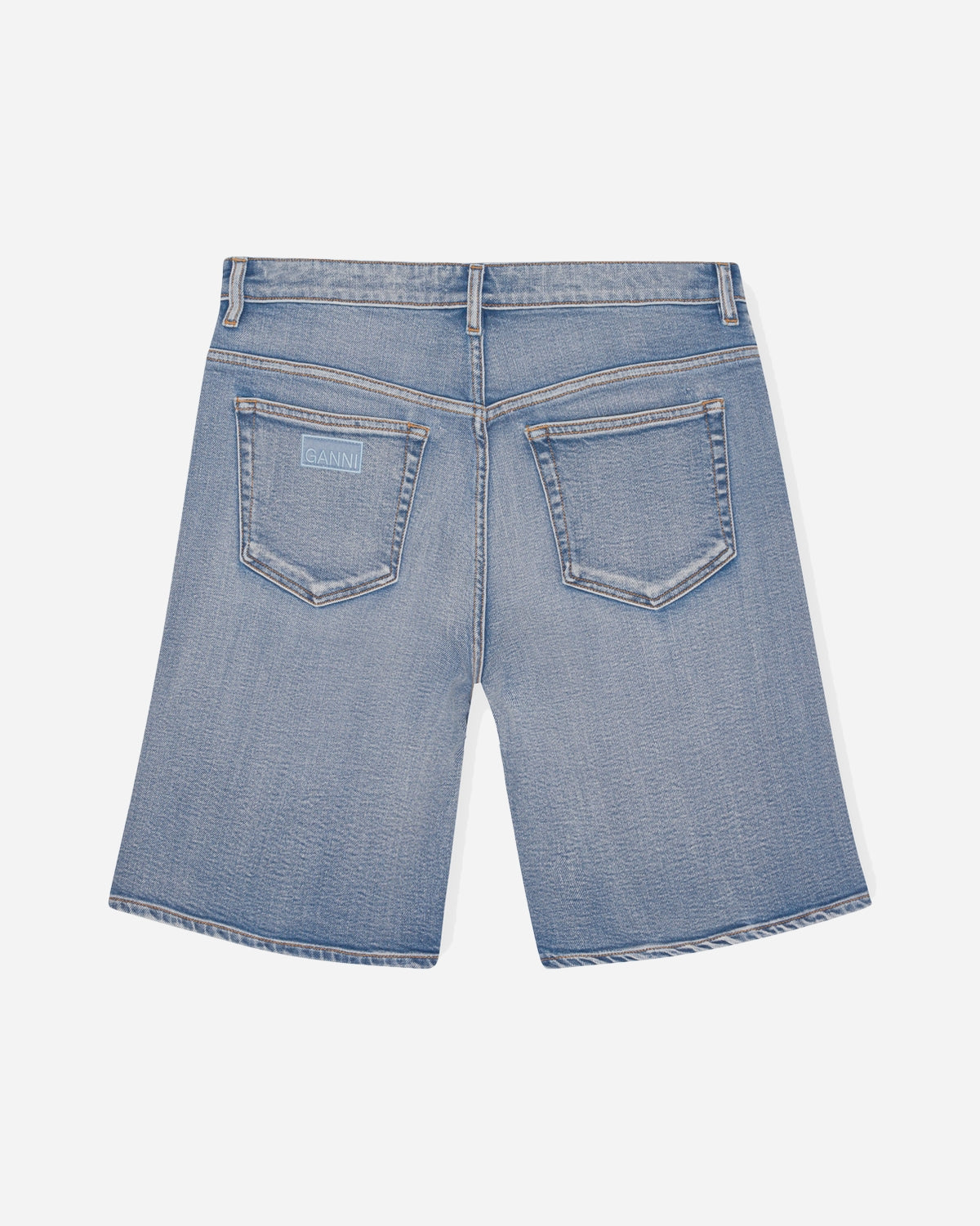 Comfort Stretch Denim Shorts - Light Blue Vintage