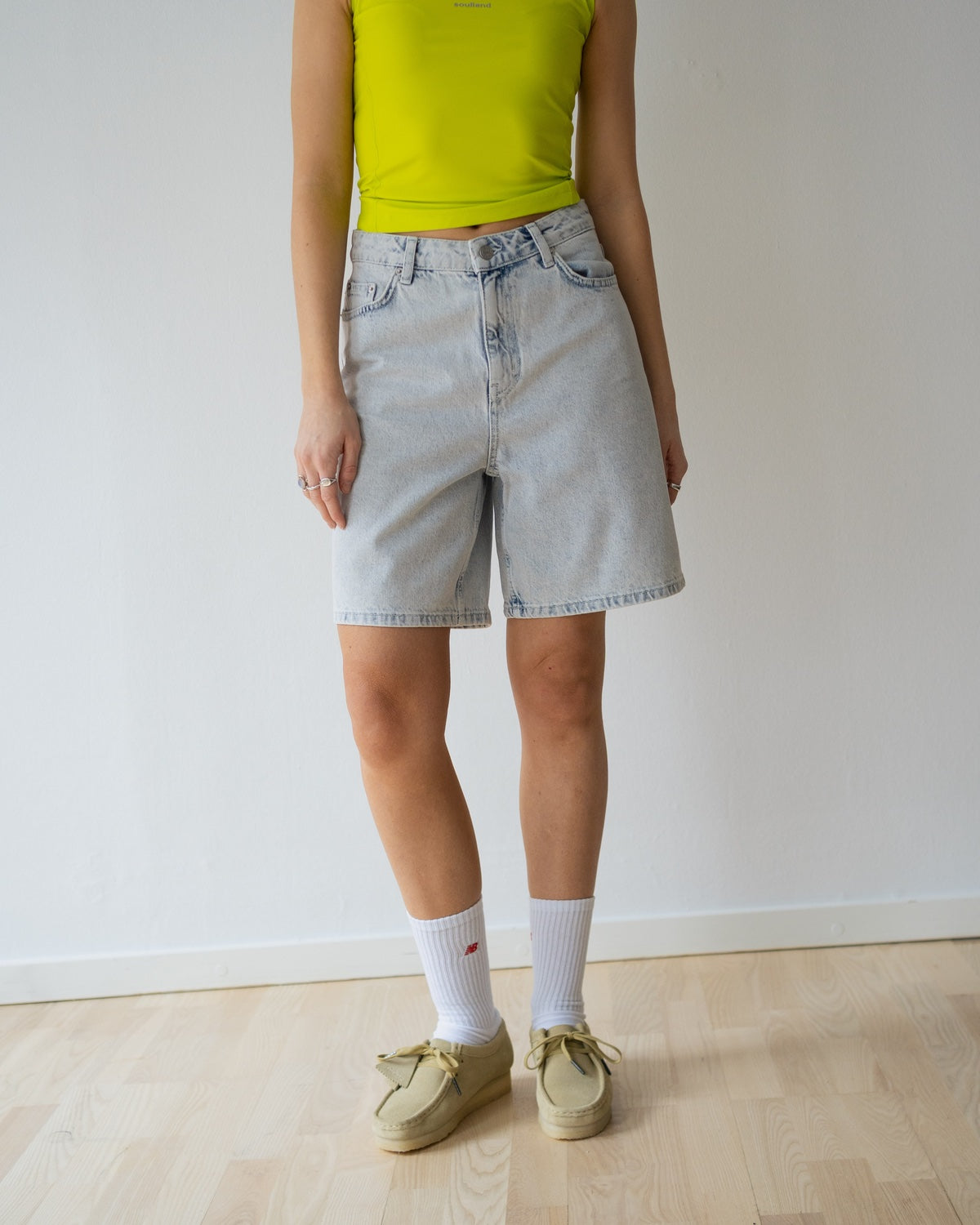 Maggie Fair Shorts - Washed Blue