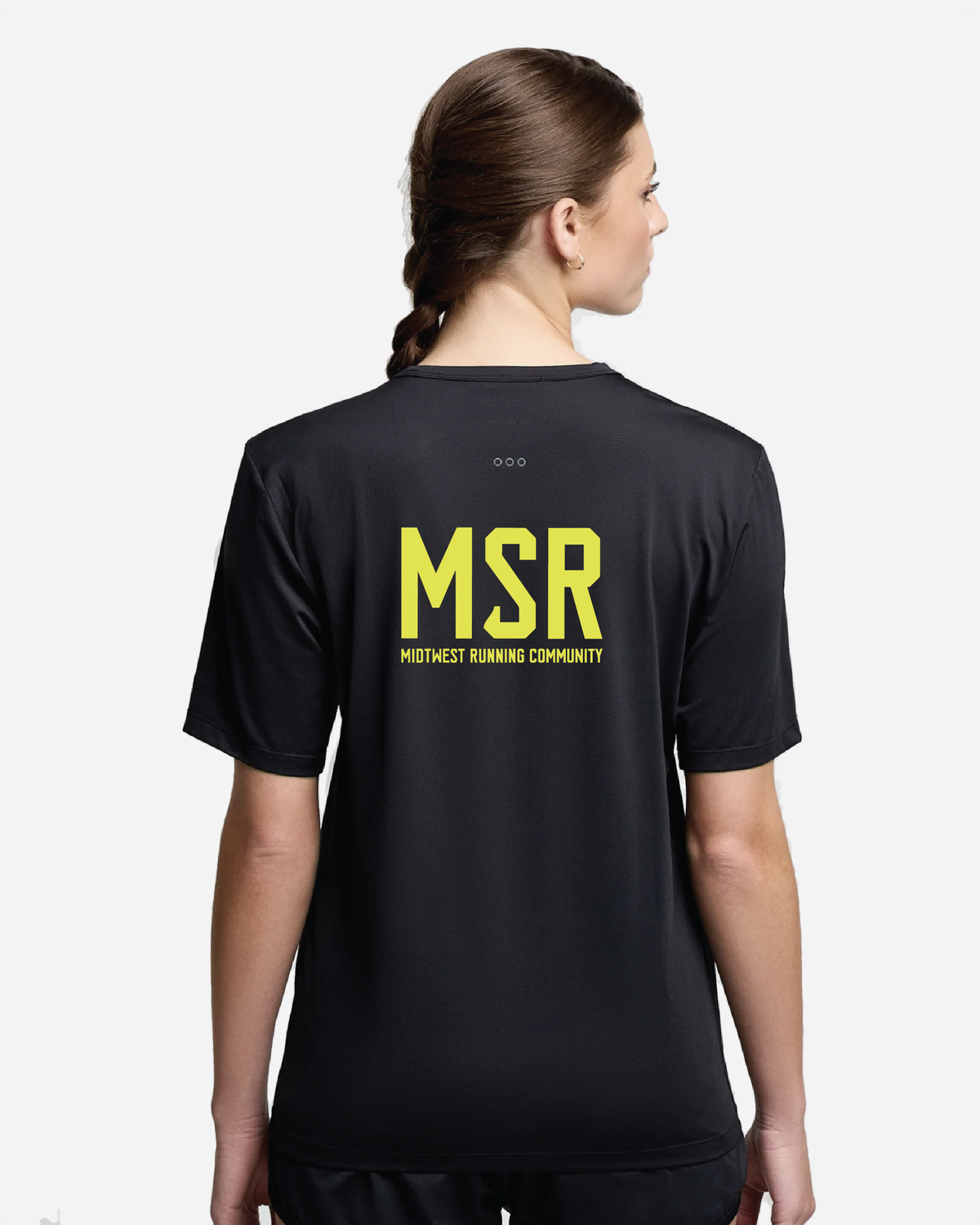 Stopwatch Short Sleeve Women - Black