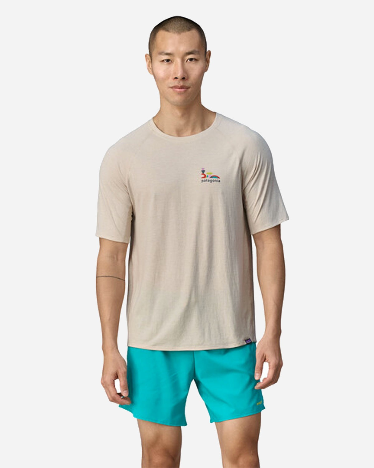M's Cap Cool Trail Graphic Shirt - Lose It: Pumice