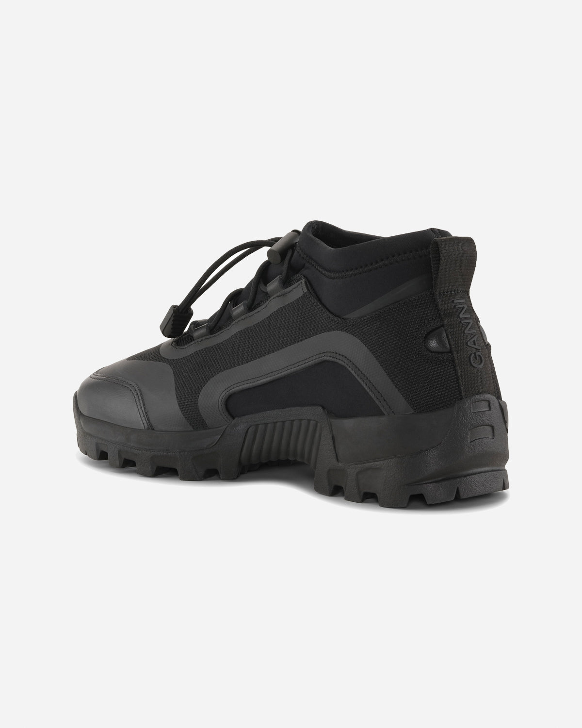 Performance Neoprene Sneaker - Black fra Ganni | Munk Store