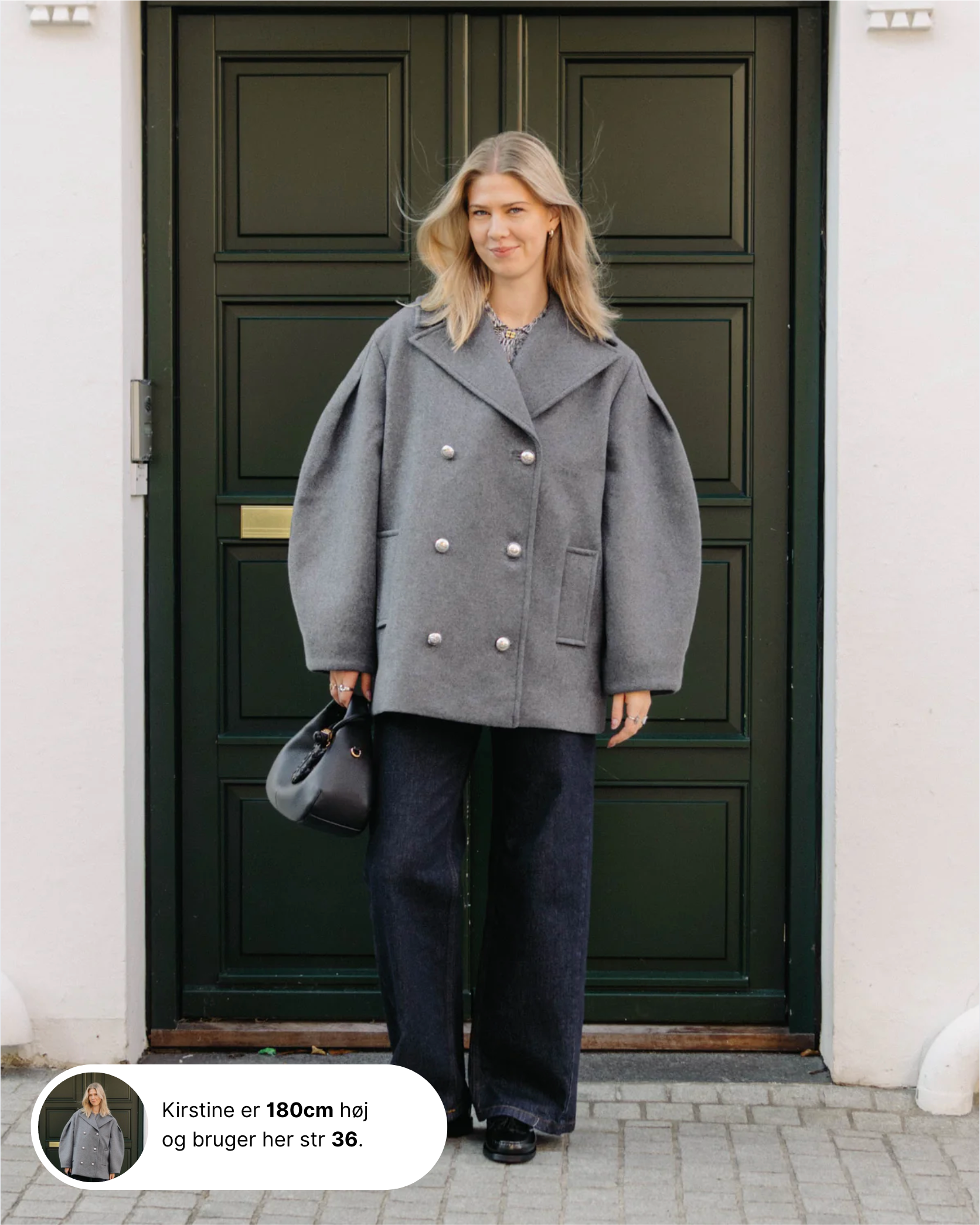 Peacoat Wool Midi Coat