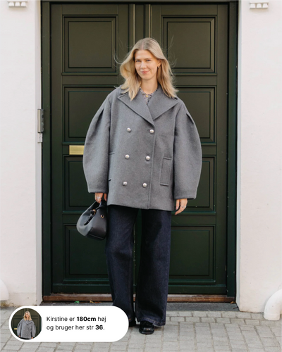 Peacoat Wool Midi Coat - Pewter