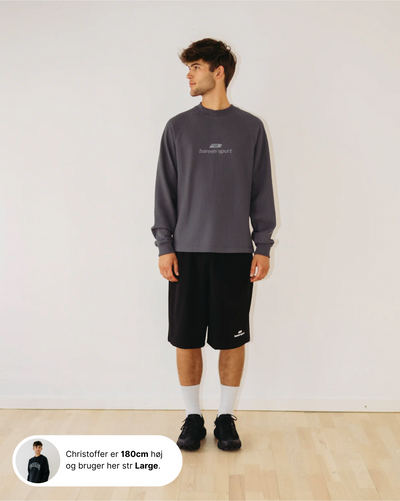 Men's Active Long Shorts - Black Onyx