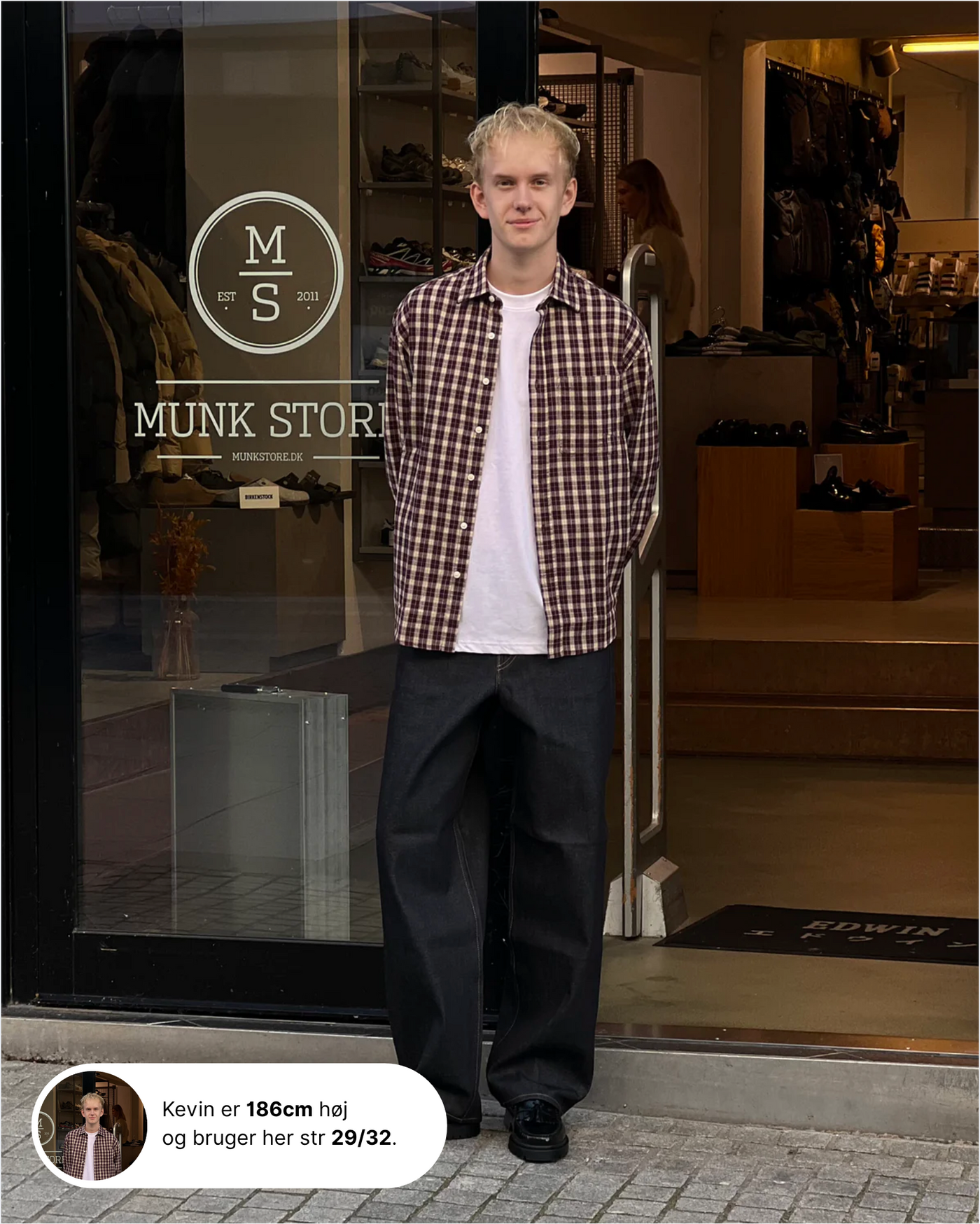 Wide Pant Blue - Unwashed