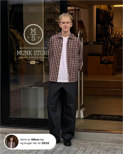 Wide Pant Blue - Unwashed