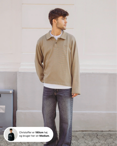 Tom Knitted Polo - Khaki