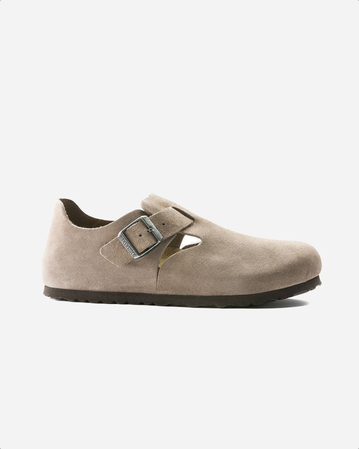 London Suede Leather Narrow - Taupe