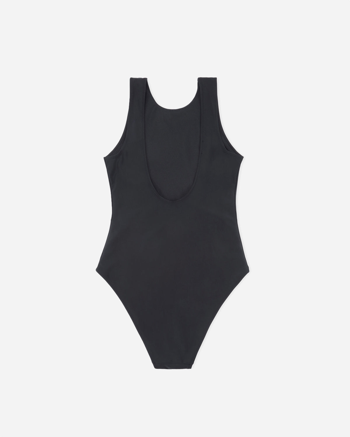 Recycled Core Solid Sporty Swimsuit - Black