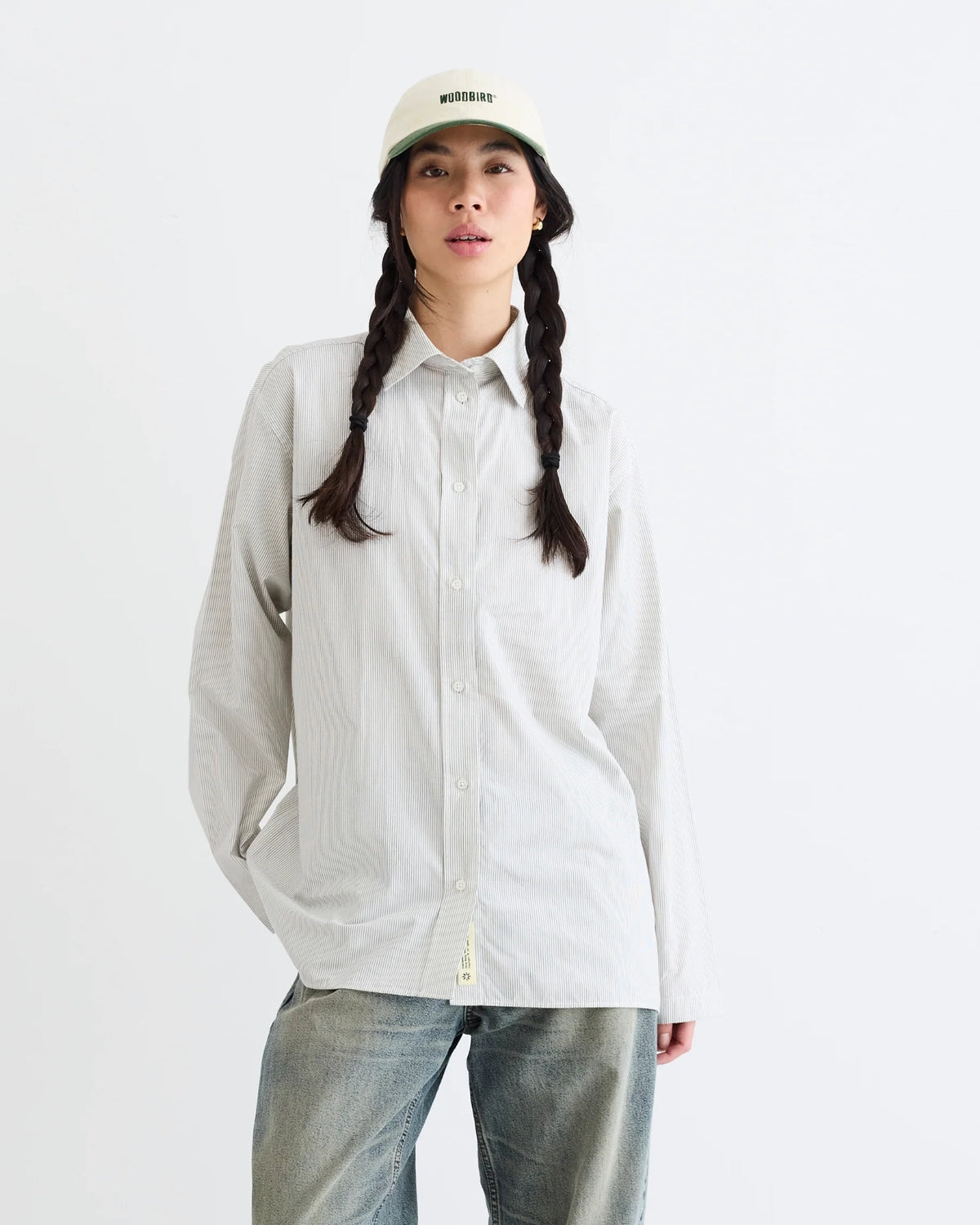 Kim Italics Shirt - Off White