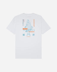 Baine Fish Tee - White-Lt. blue