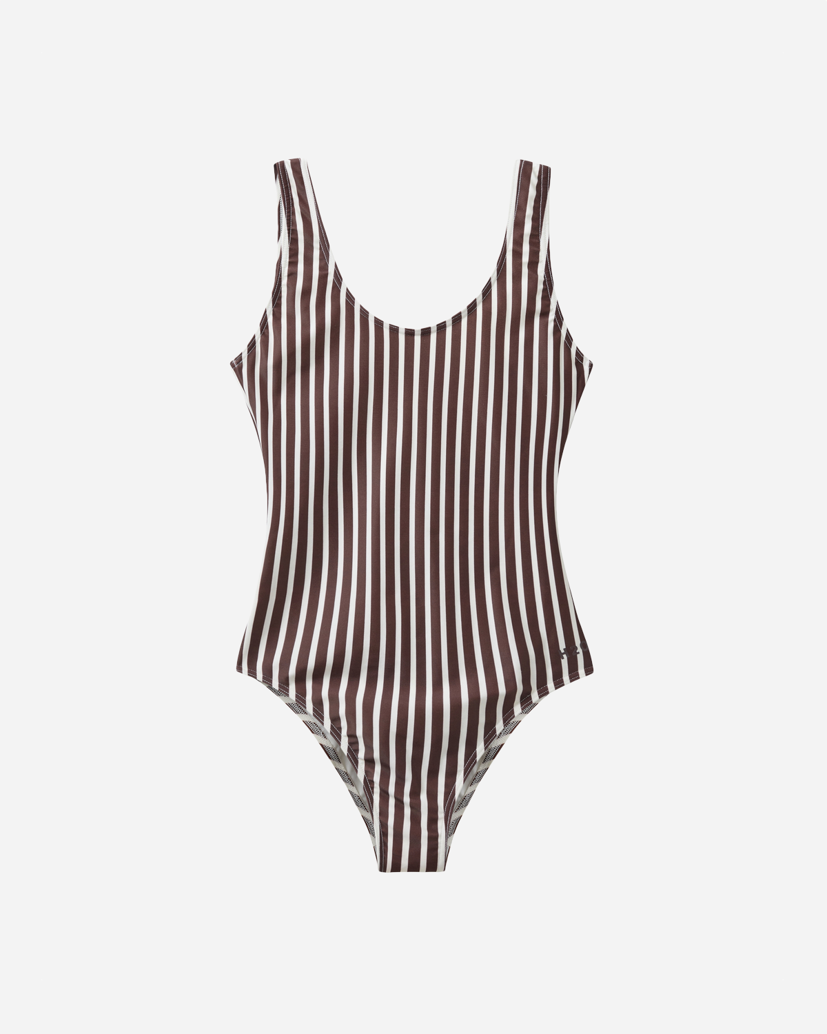 Stripe Swim Suit - Bark