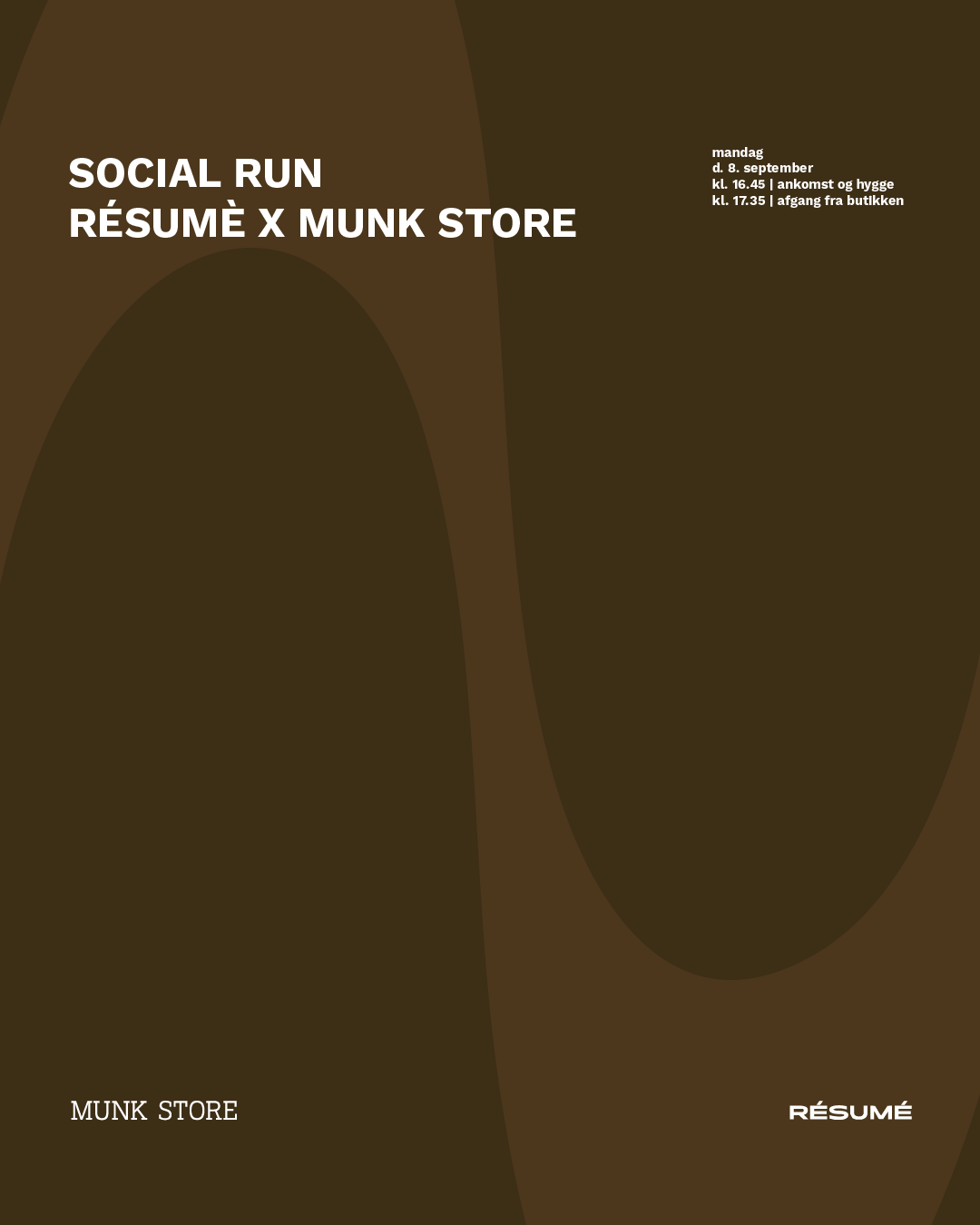 RÉSUMÉ X MUNK STORE SOCIAL RUN