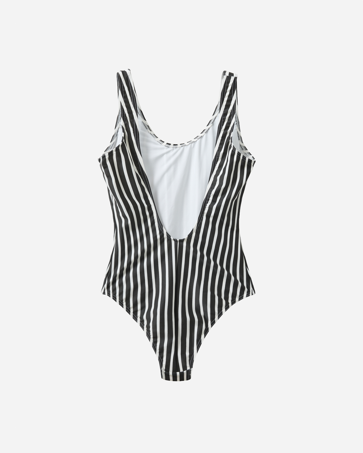 Stripe Swim Suit - Black