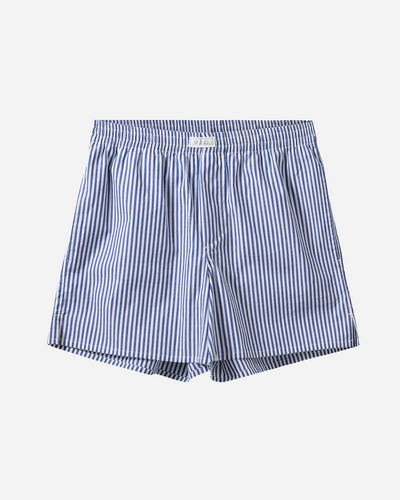 Rønne Essential Pajamas Shorts - Blue/White Stripe