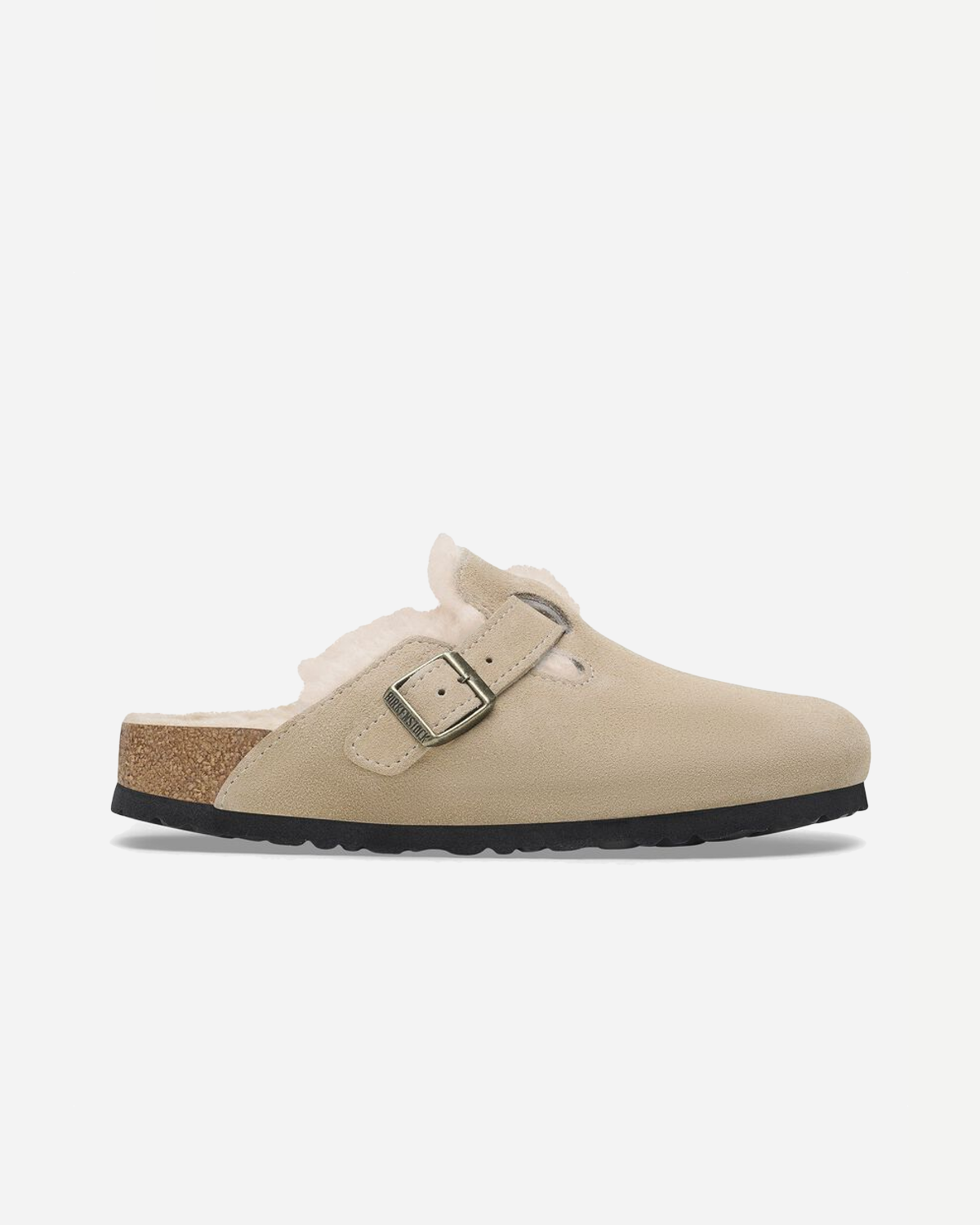 Boston Shearling Suede Leather/Fur Regular - Taupe