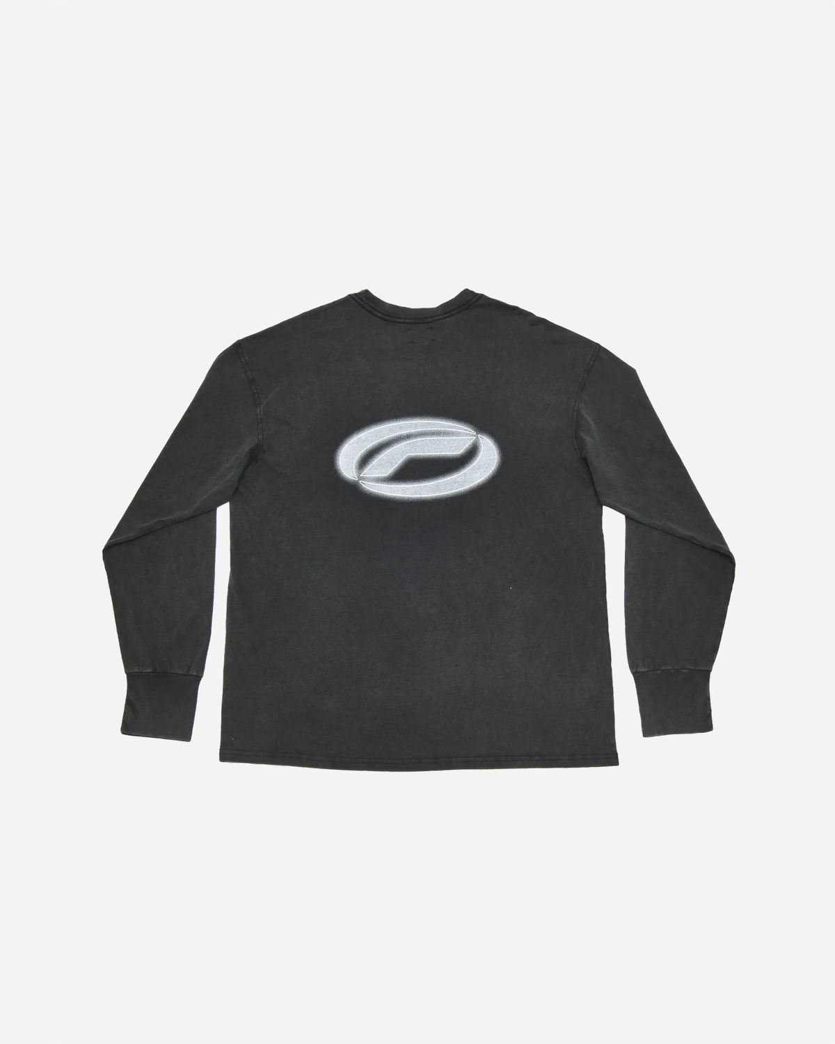 Baumwolle Longsleeve - Dark / Grey
