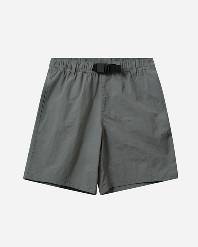 Leisure Belted Shorts - Dark Grey