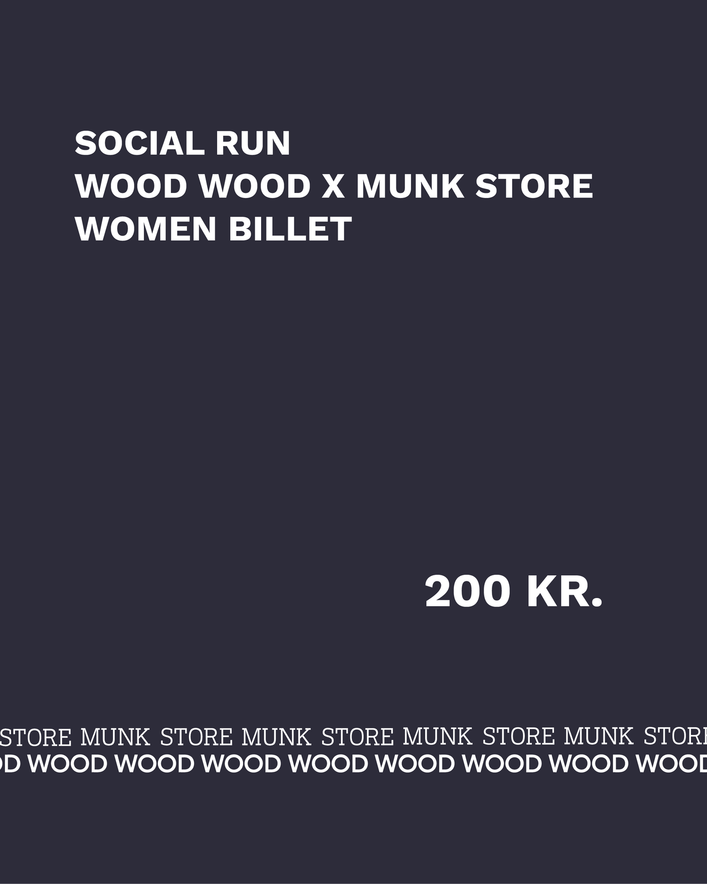 WOOD WOOD X MUNK STORE WOMEN