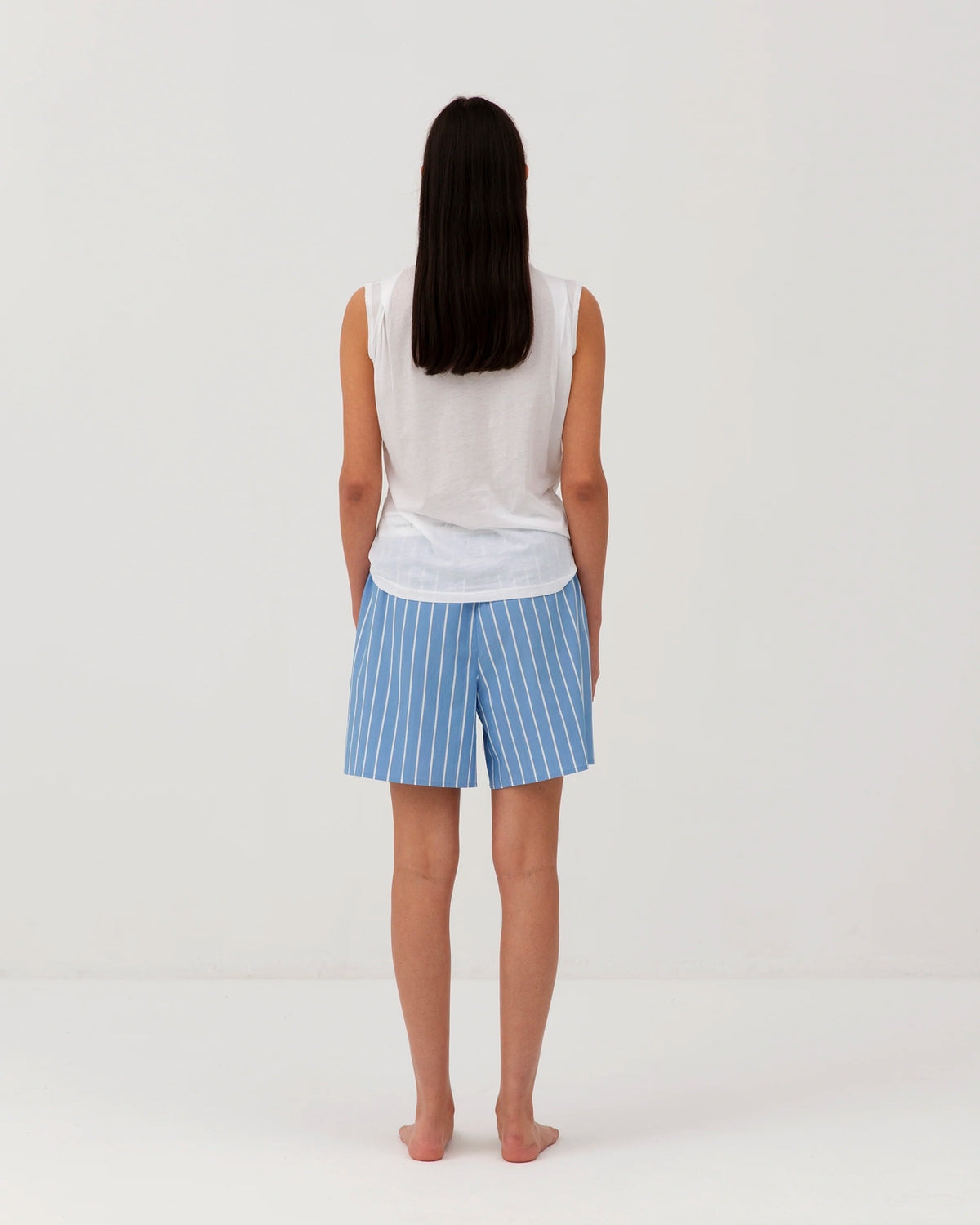 Box Shorts - Blue Stripe