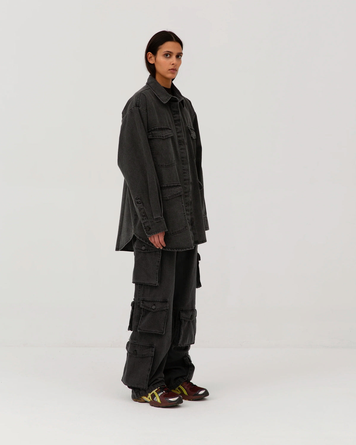 Classic Jeans Shirt - Washed Black