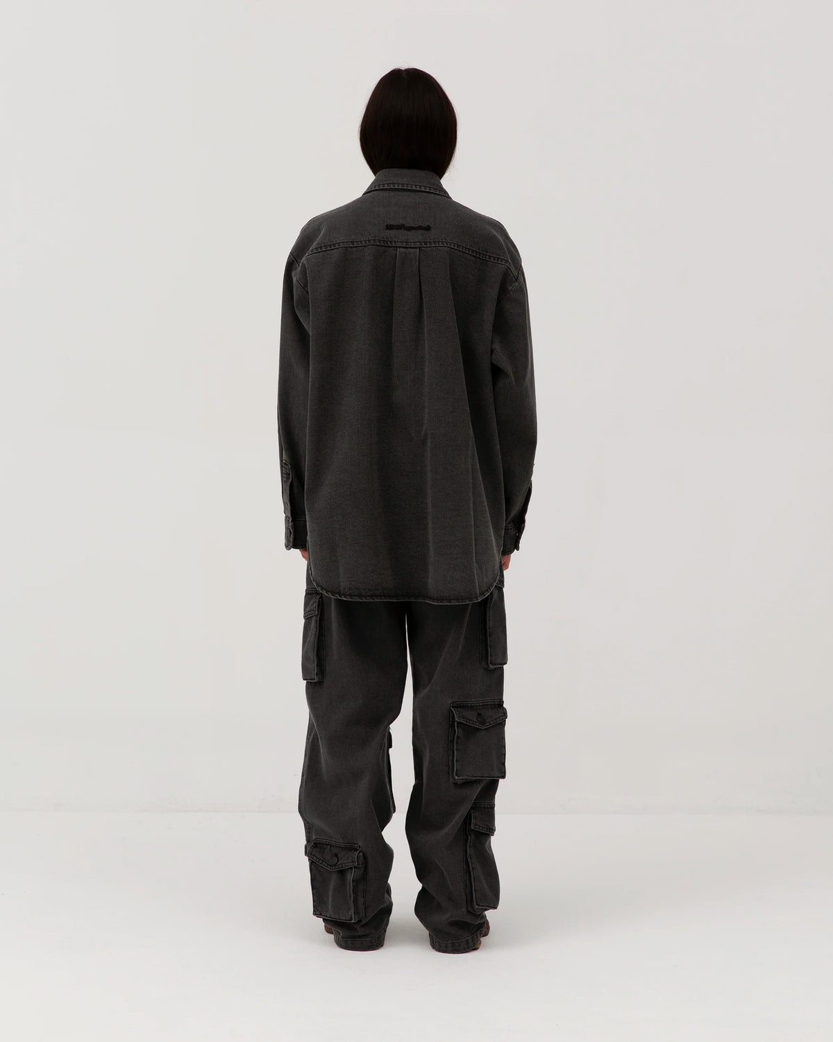 Classic Jeans Shirt - Washed Black