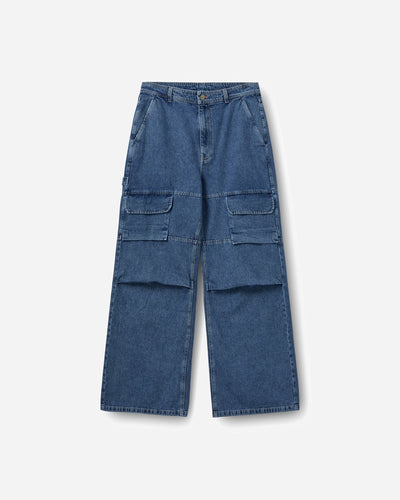 Classic box jeans - Vintage Blue Denim