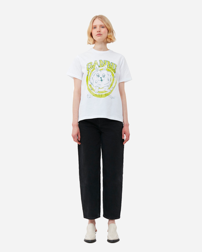 Basic Jersey Bunny Relaxed T-shirt - Bright White