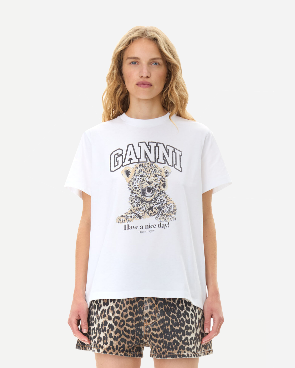 Basic Cotton Jersey - Leopard