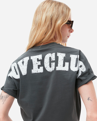 Basic Jersey Loveclub Relaxed T-shirt - Volcanic Ash