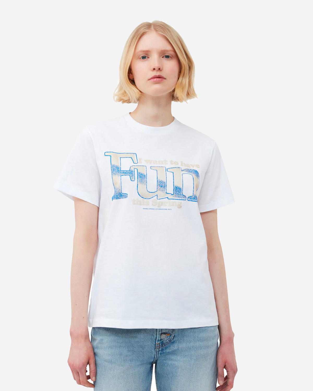 Basic Jersey Fun Relaxed T-shirt - Bright White