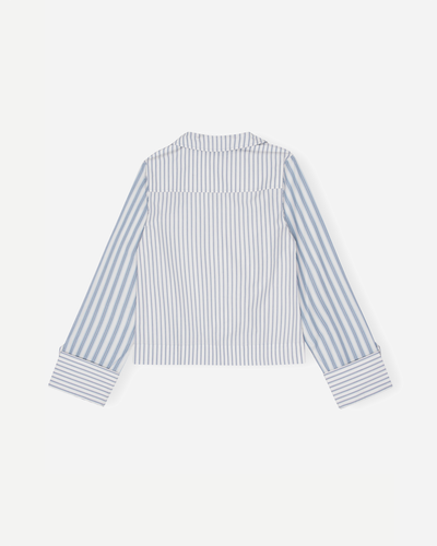 Stripe Cotton Shirt - Egret