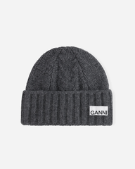 Cable Beanie - Frost Gray
