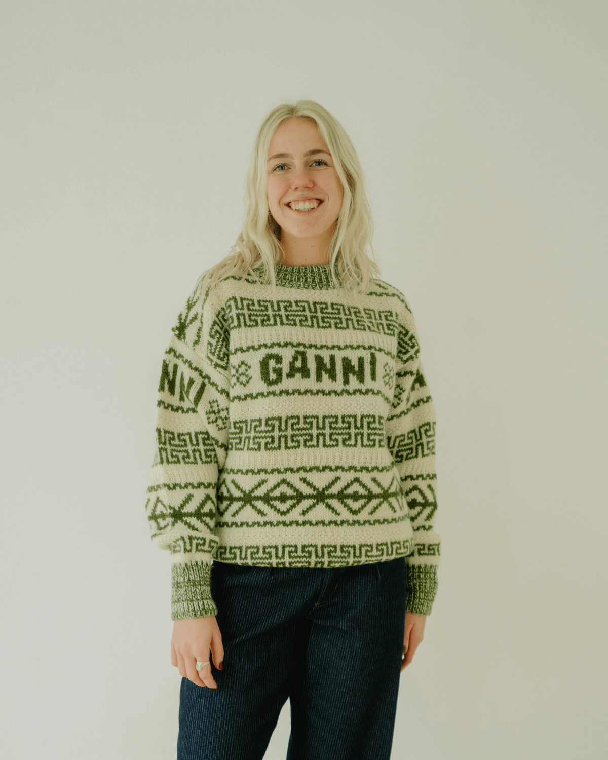 Lambswool Pullover - Avocado