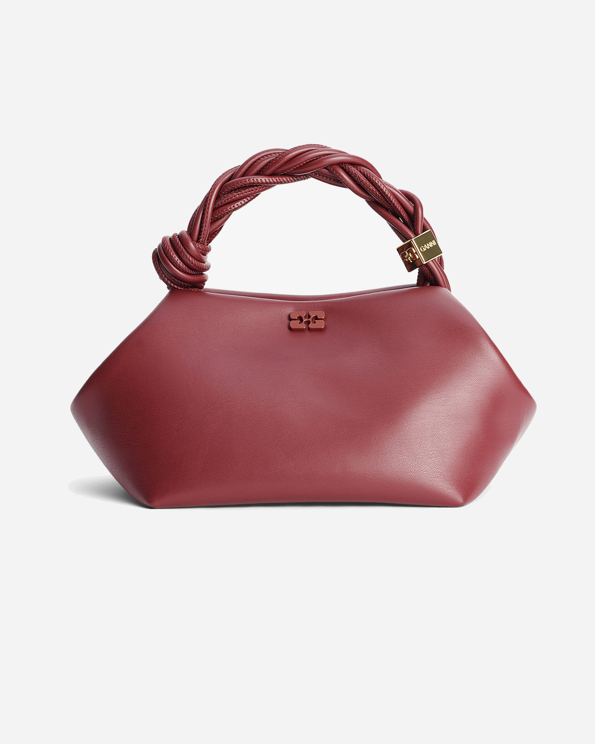 Ganni Bou Bag Small - Burgundy