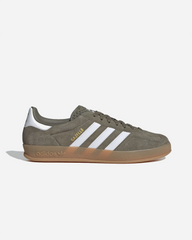 Gazelle Indoor - Olive Strata / Cloud White / Gold Metallic