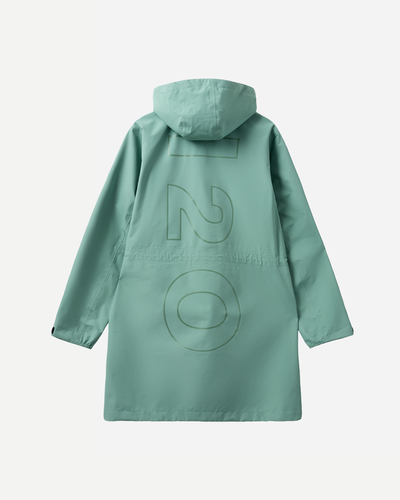 Rømø LW Rain Long Jacket - Sea Grass