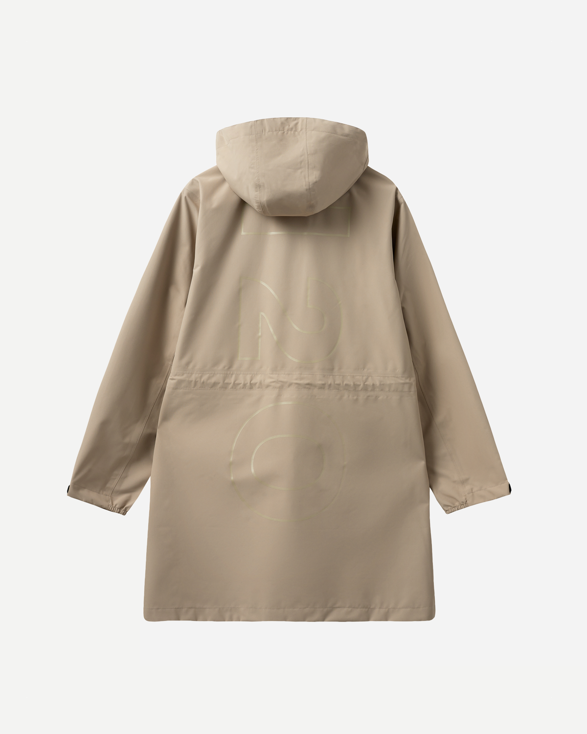 Rømø LW Rain Long Jacket - Warm Grey