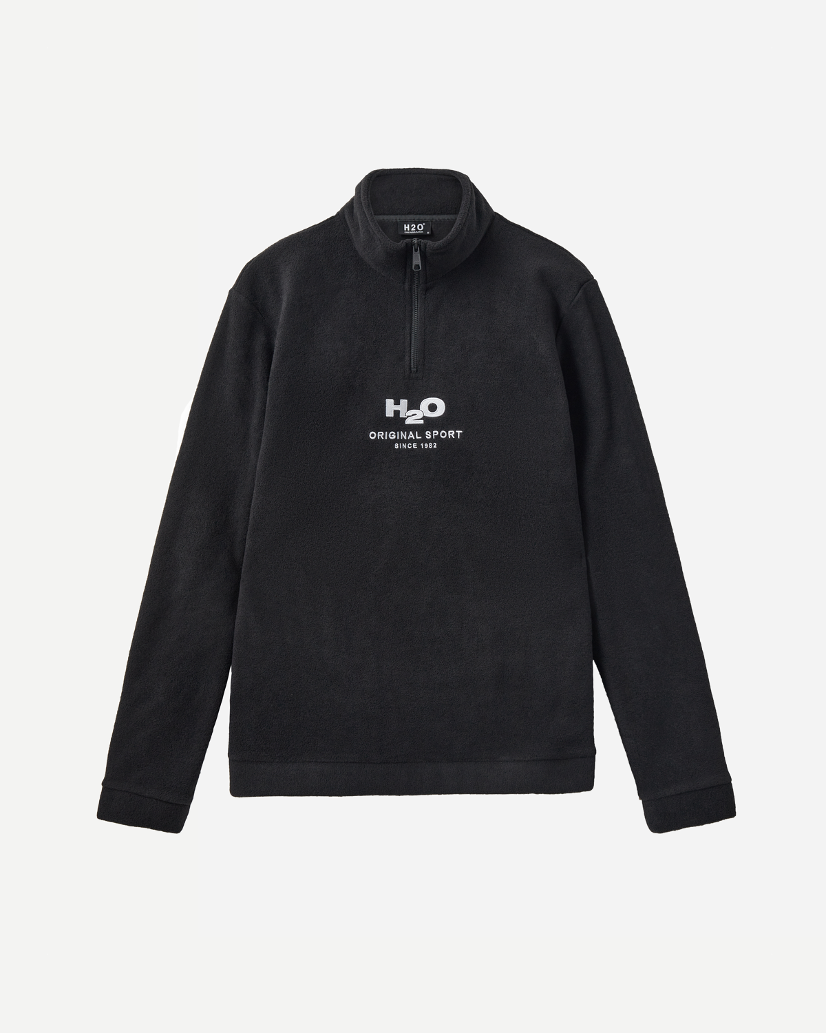 Blåvand II Fleece Half Zip - Black/White