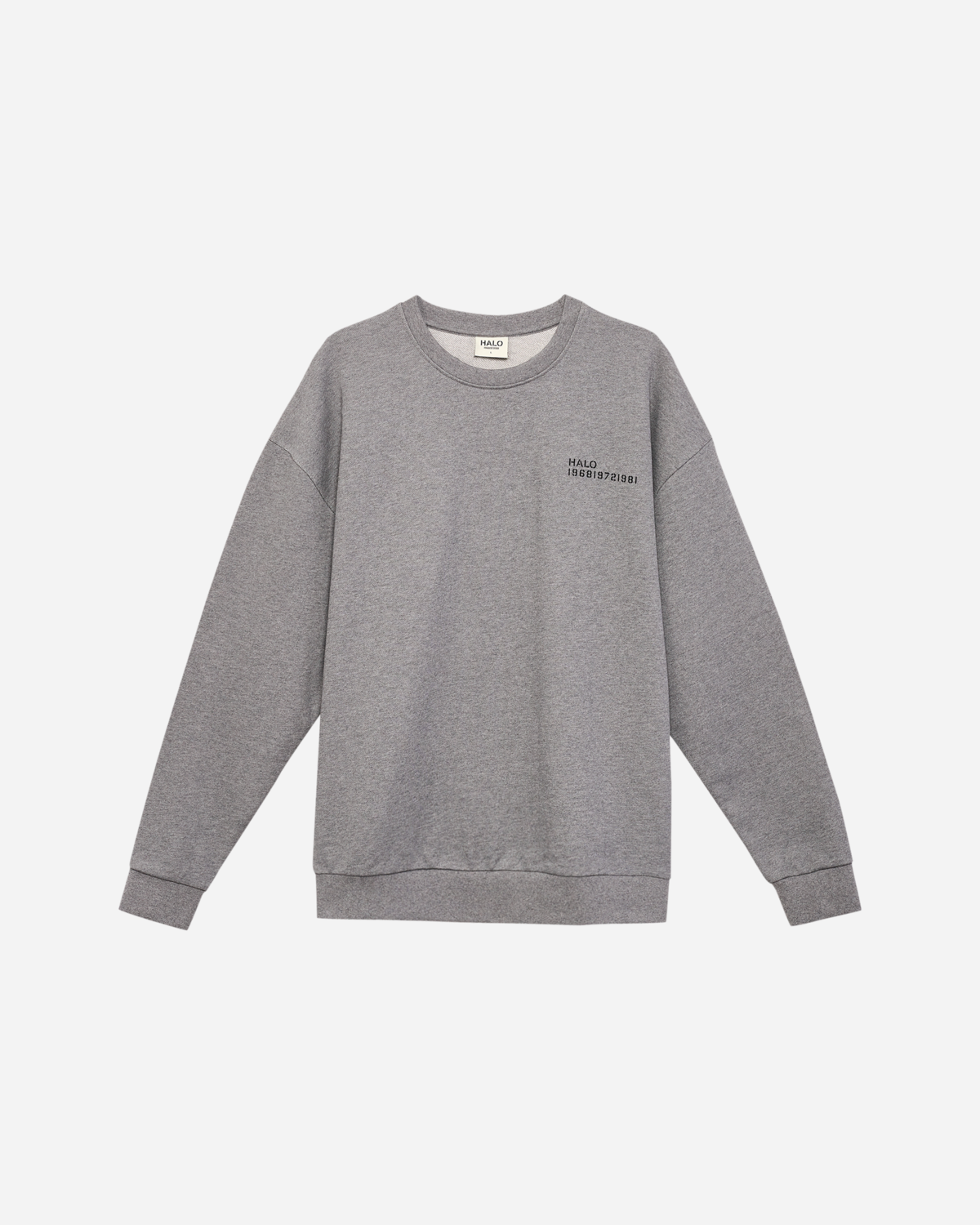 HALO Essential Crew - Grey Melange