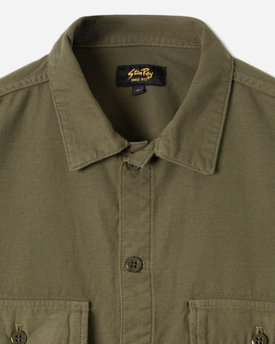 Cpo Shirt - Olive Sateen