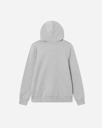 Ian hoodie GOTS - Grey melange