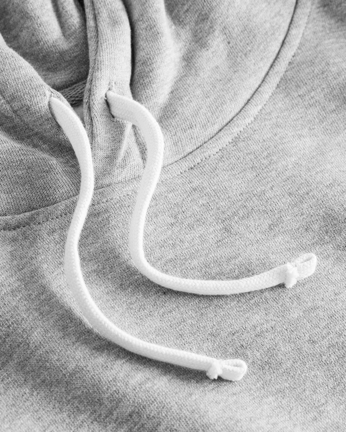 Ian hoodie GOTS - Grey melange