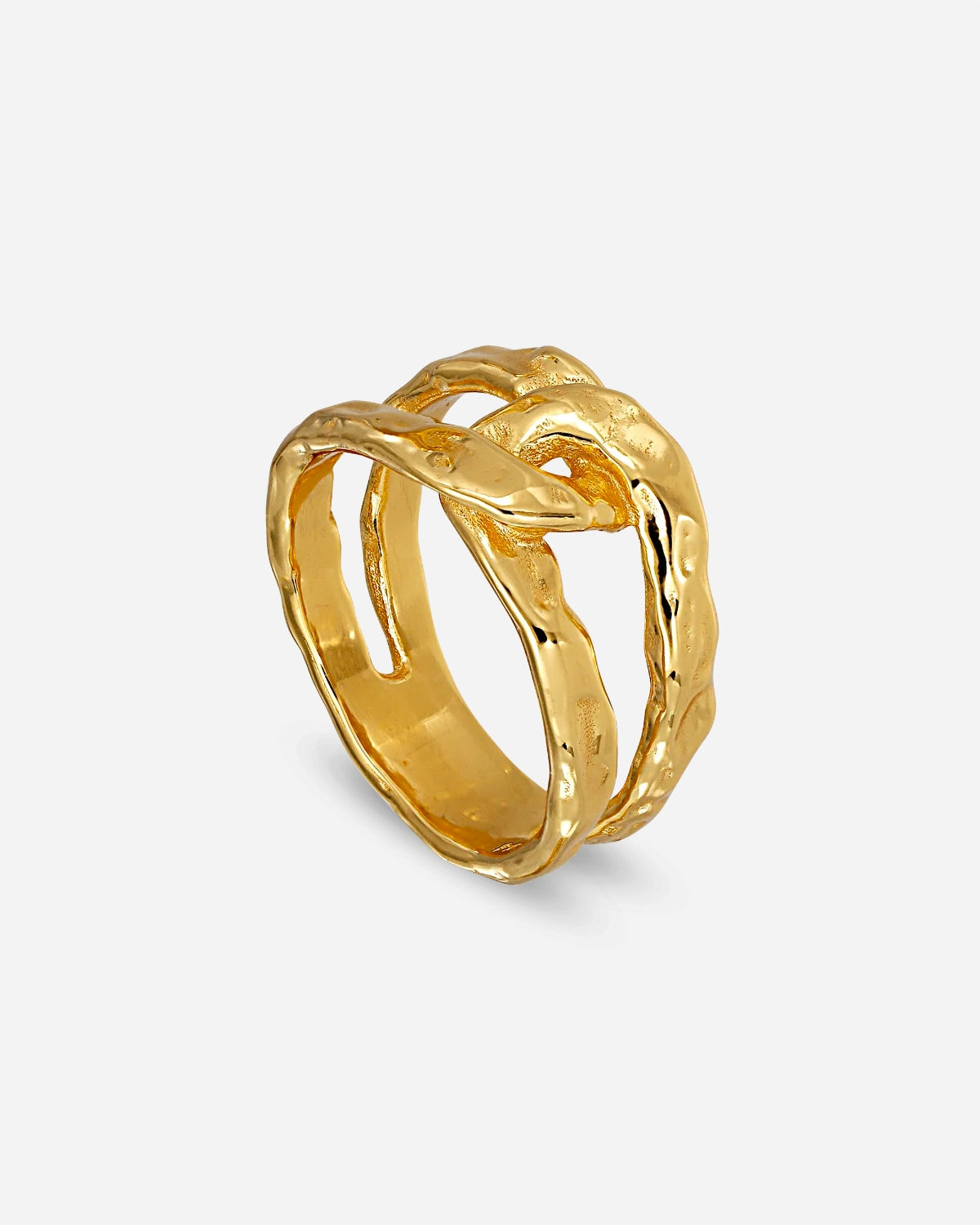 Space Twist Ring - Gold